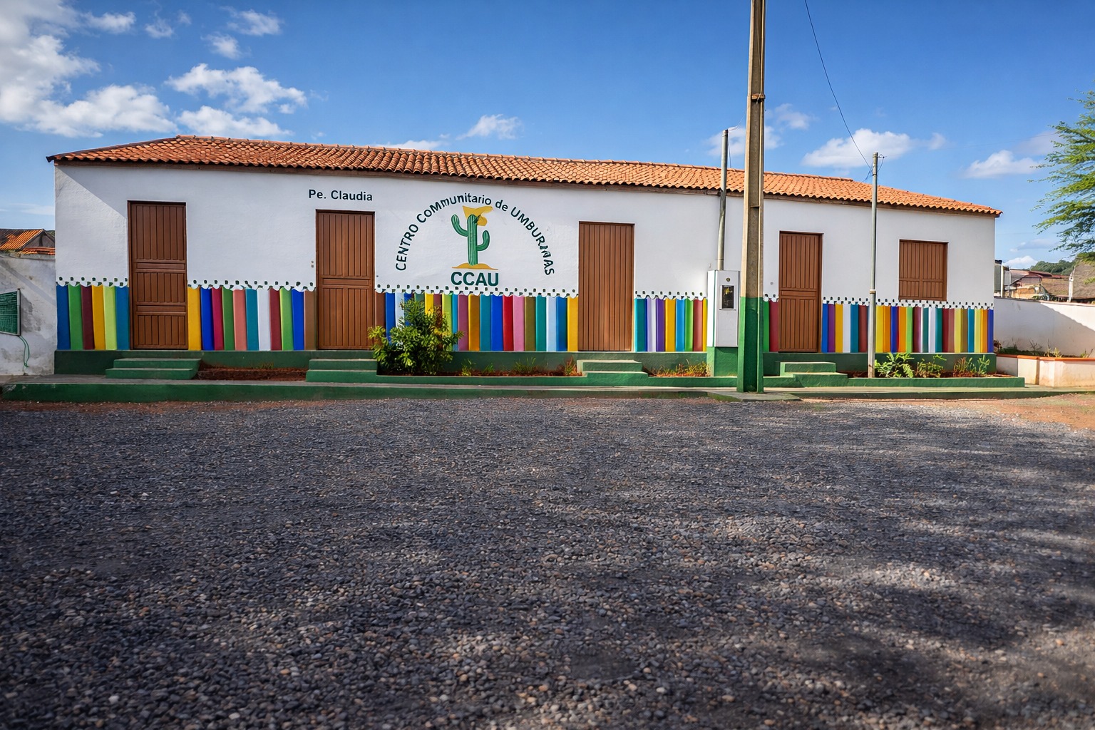Fachada do Centro de Cultura de Umburanas